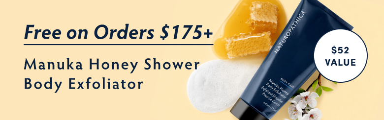 Free Manuka Honey Shower Body Exfoliator on Orders $175