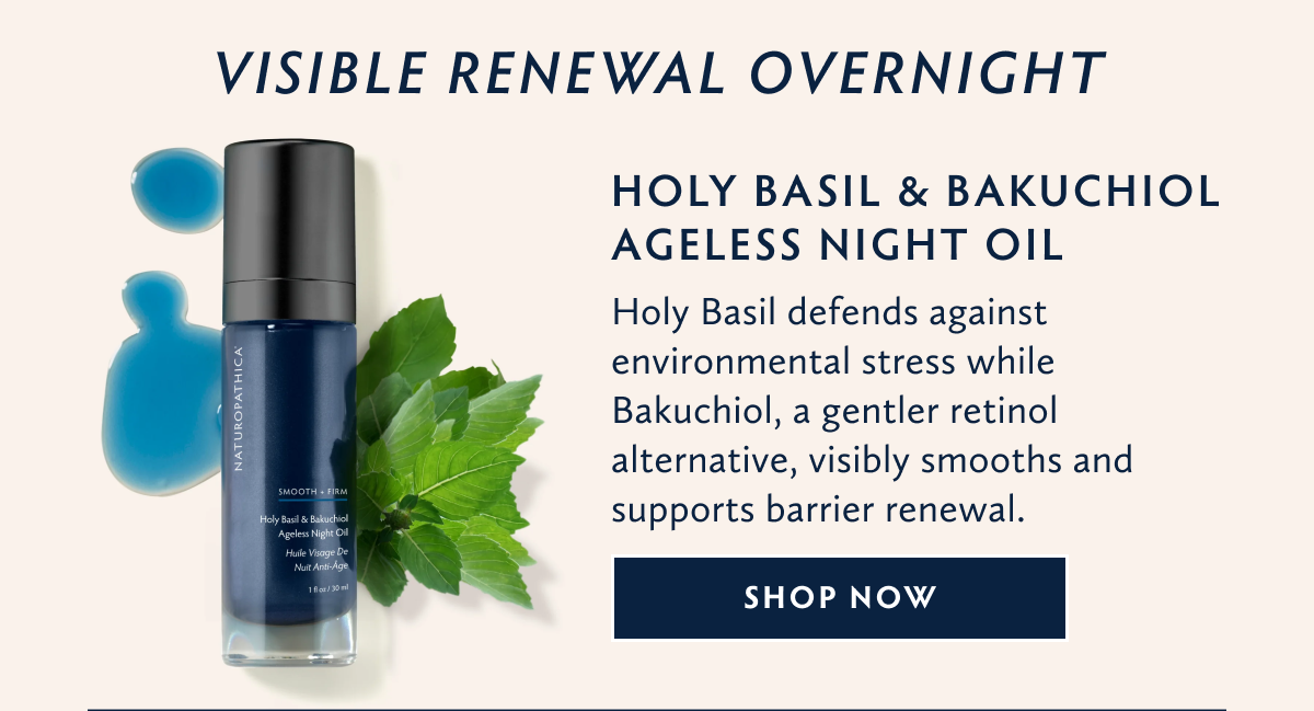 Holy Basil & Bakuchiol Ageless Night Oil