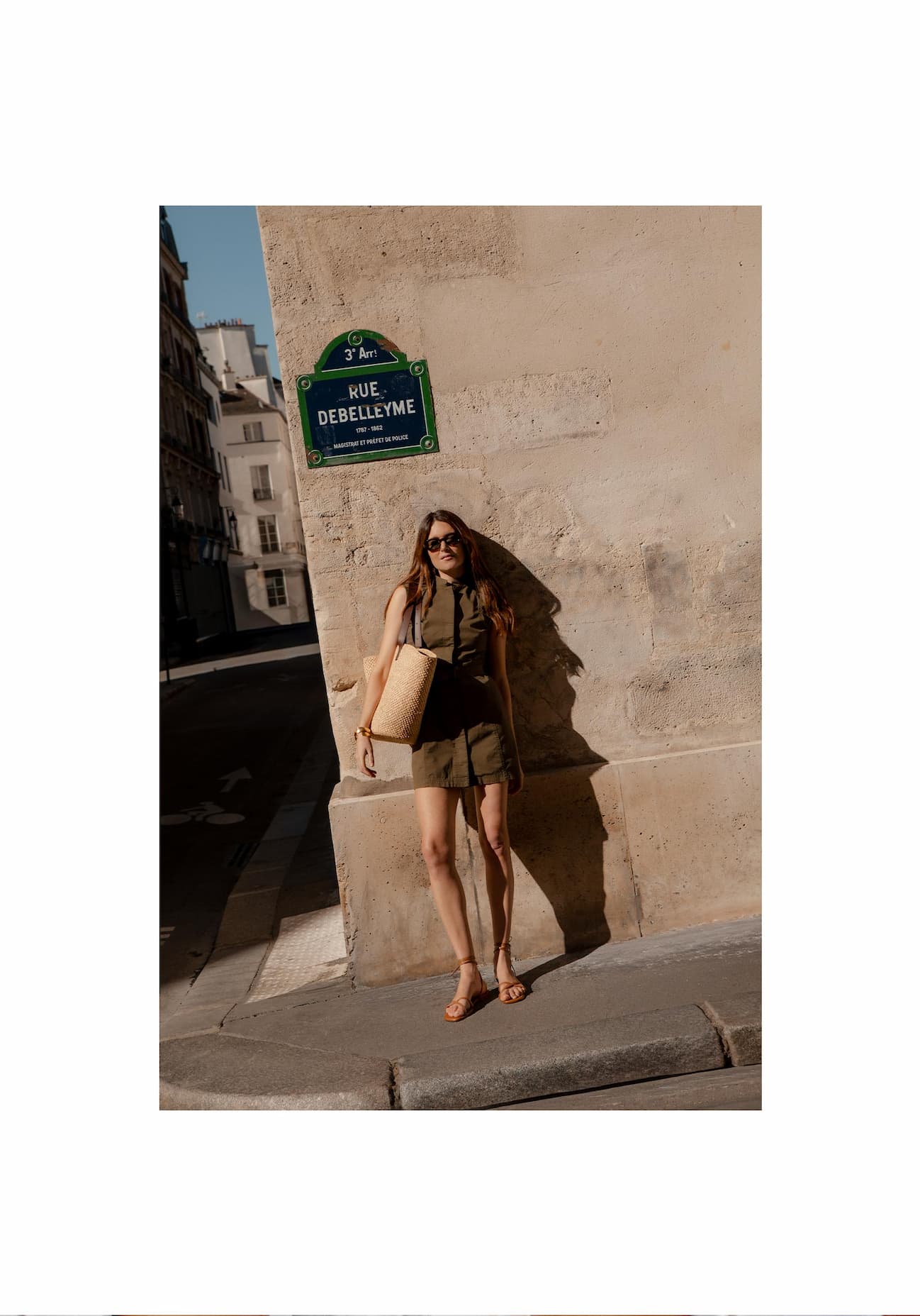 The Wrap Sandal in Saddle Nappa