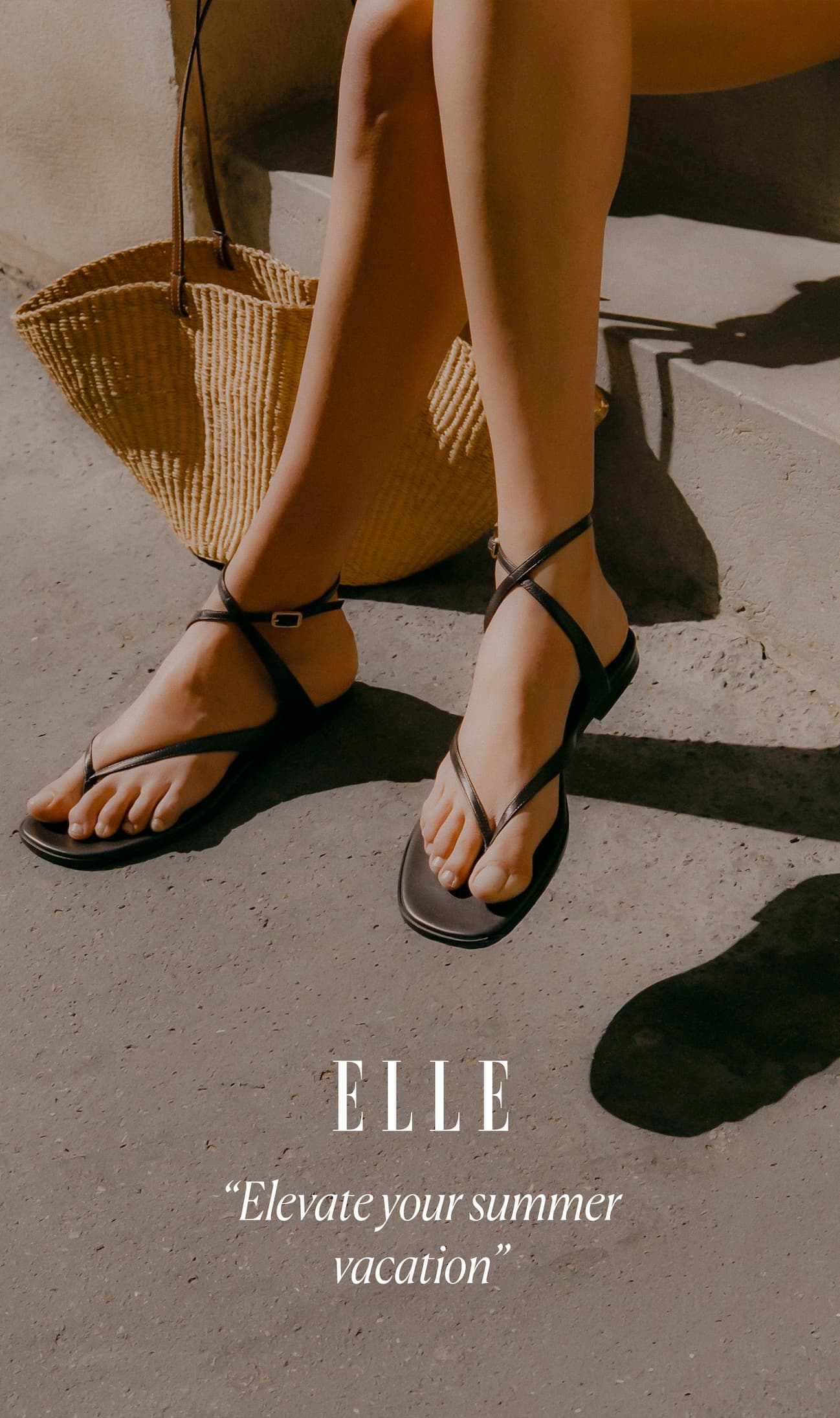 "Elevate your summer vacation" - ELLE