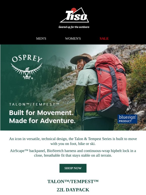 Osprey Talon™ & Tempest™: Iconic Technical Packs