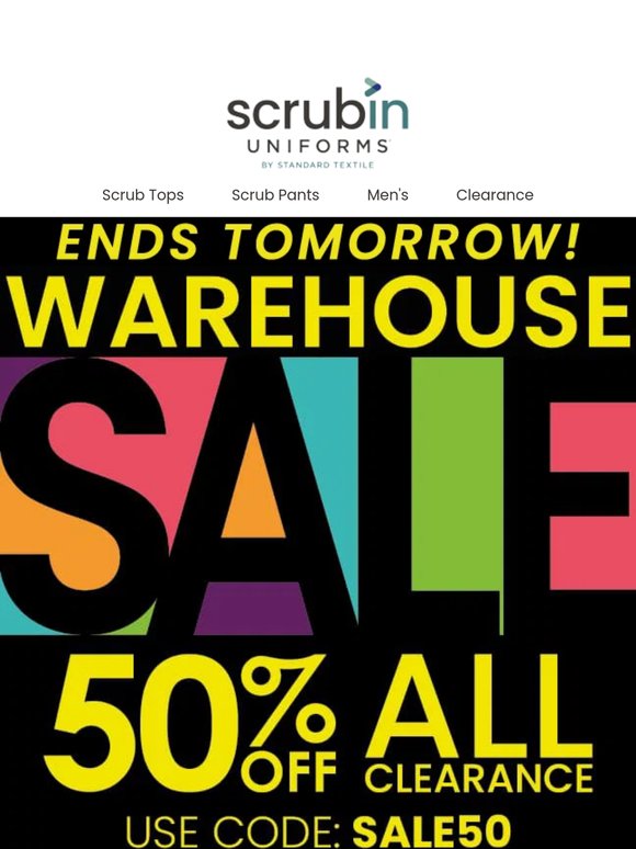 ★ Warehouse Clearance Event Ends Tomorrow!