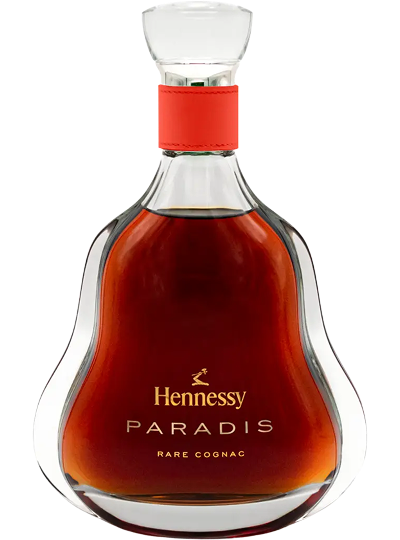 Hennessy Hands - Joy Red, Serif Font, Gold Engraving Color
