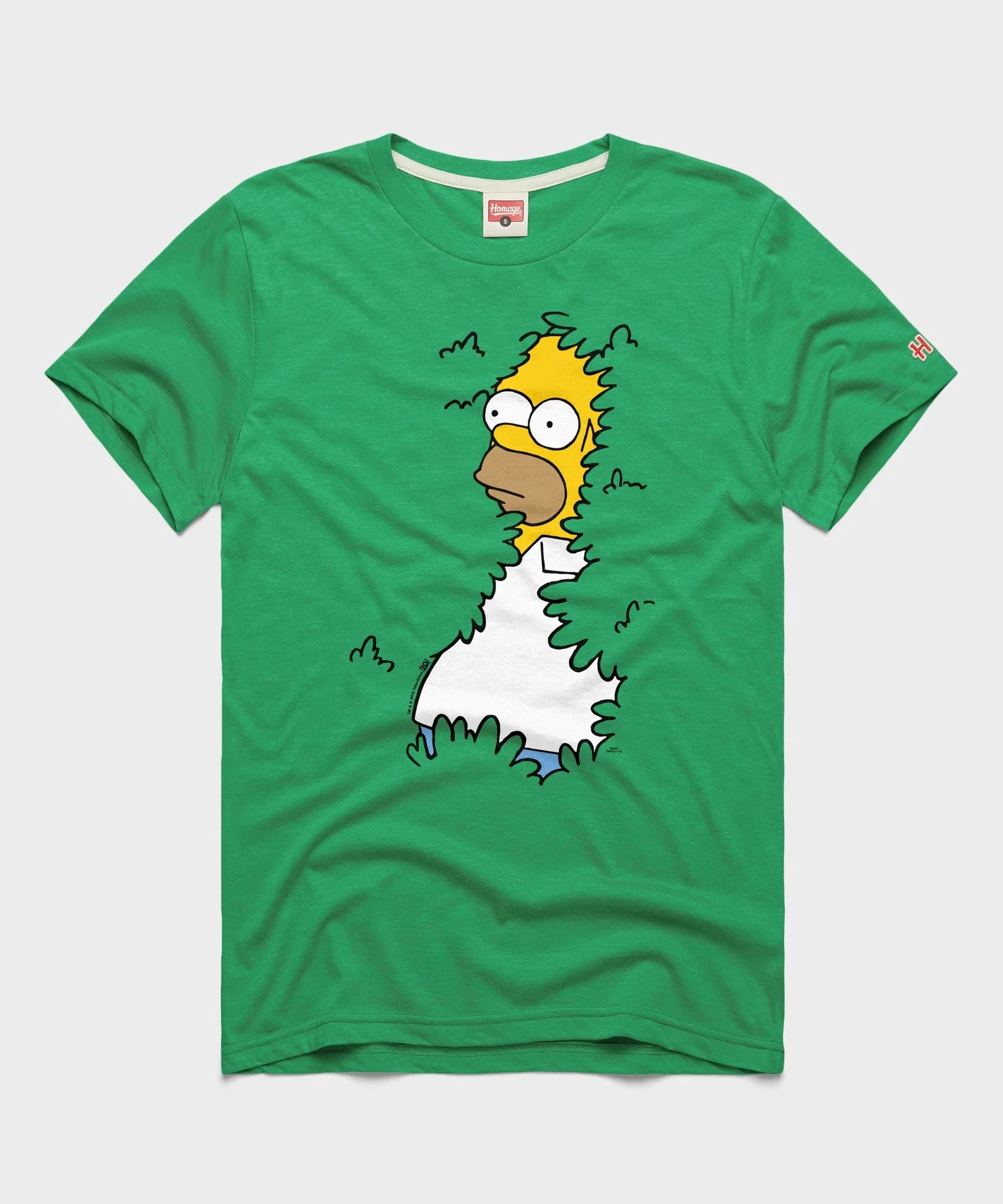 Image of The Simpsons Homer In The Bushes