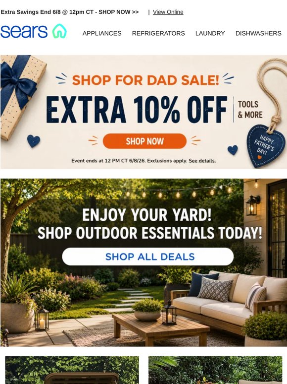 🔥 Up to 40% off grills for the grill master in your life, plus save an extra 10% 🥩