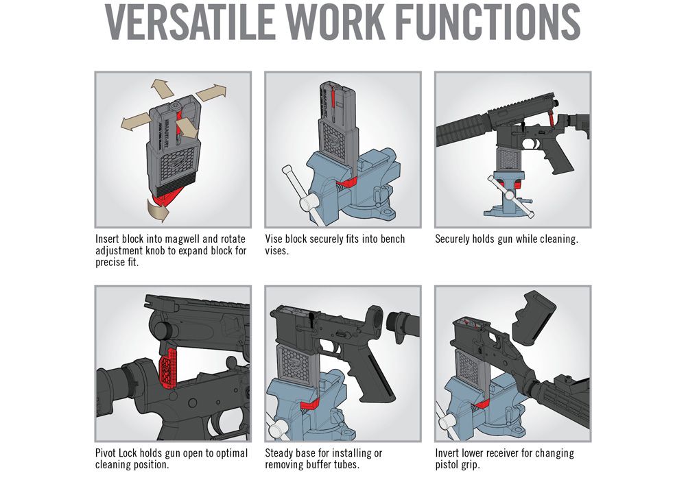 SMART-FIT AR-15 VISE BLOCK BY REAL AVID