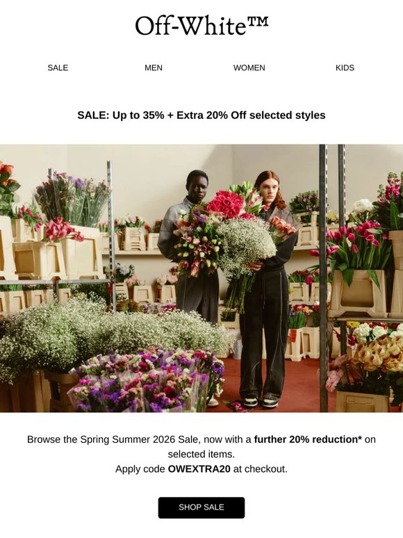Extra 20% Off on top of Sale