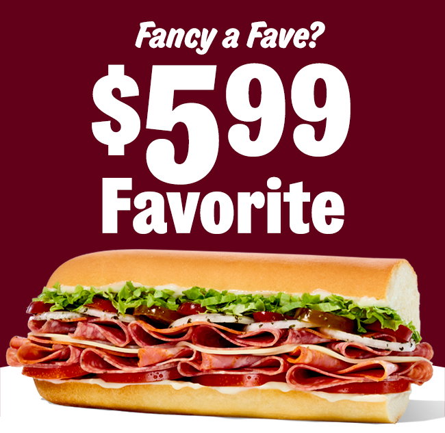 Fancy a Fave? $5.99 Favorite