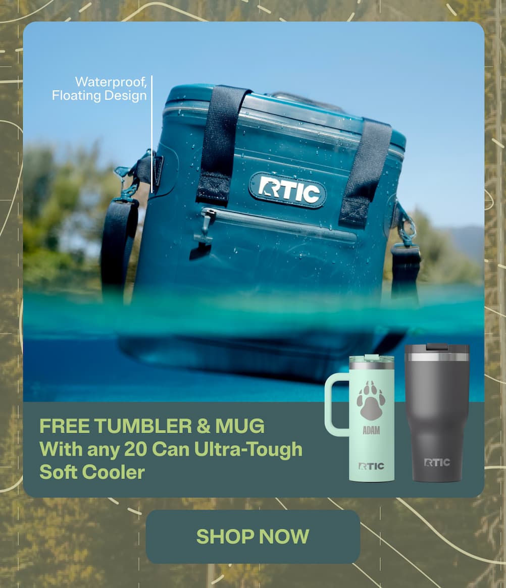 Free Tumbler and mug with any 20 can ultra-tough soft cooler. Shop now.