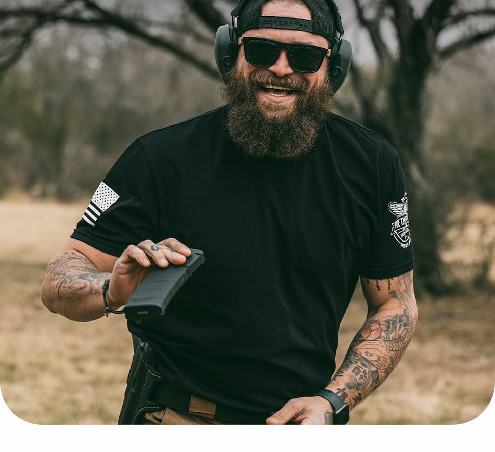 Keep it stateside with our 100% USA made tees