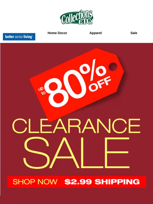 ✨ Huge Clearance Savings: Up to 80% Off + $2.99 Shipping Only!