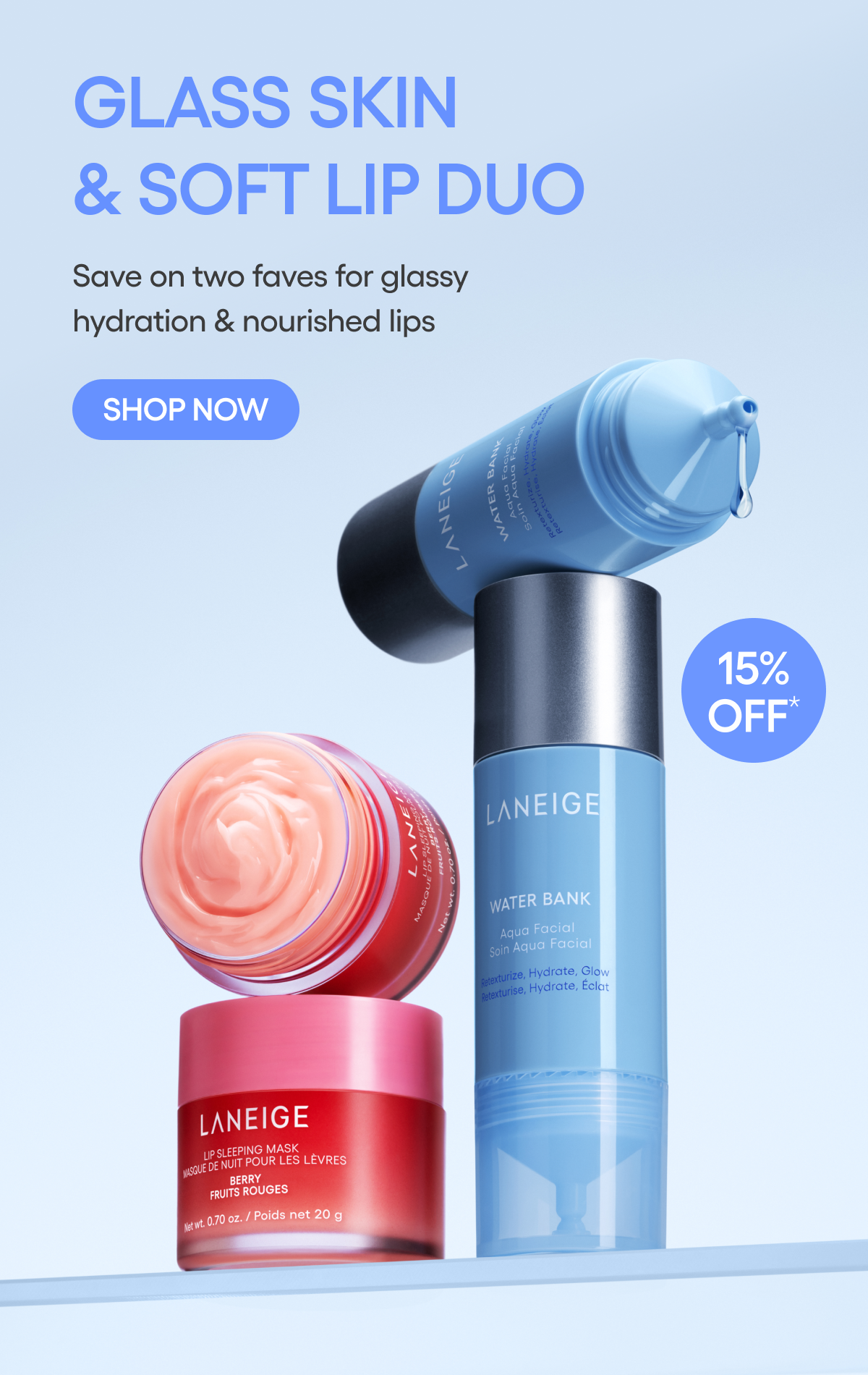 GLASS SKIN & SOFT LIPS DUO