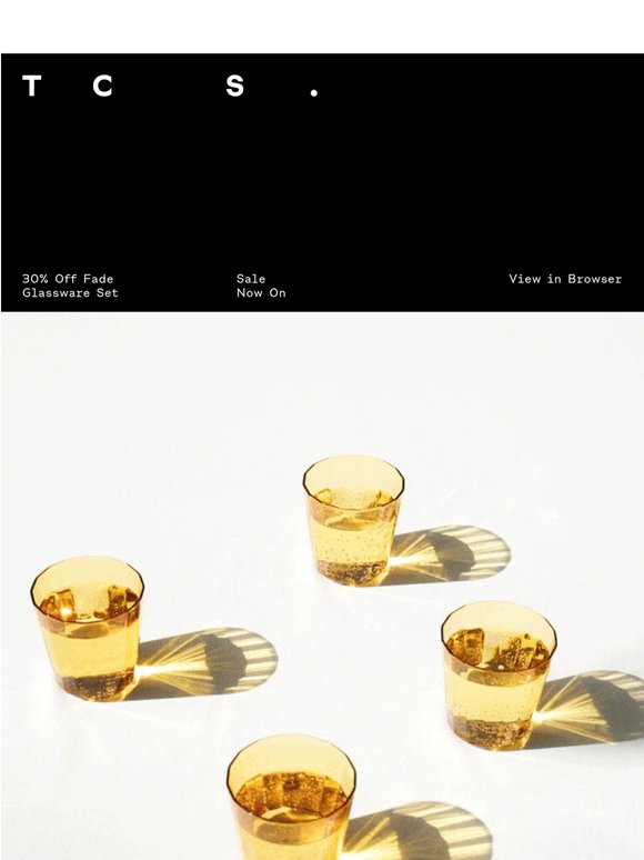 30% Off Fade Glassware Sets
