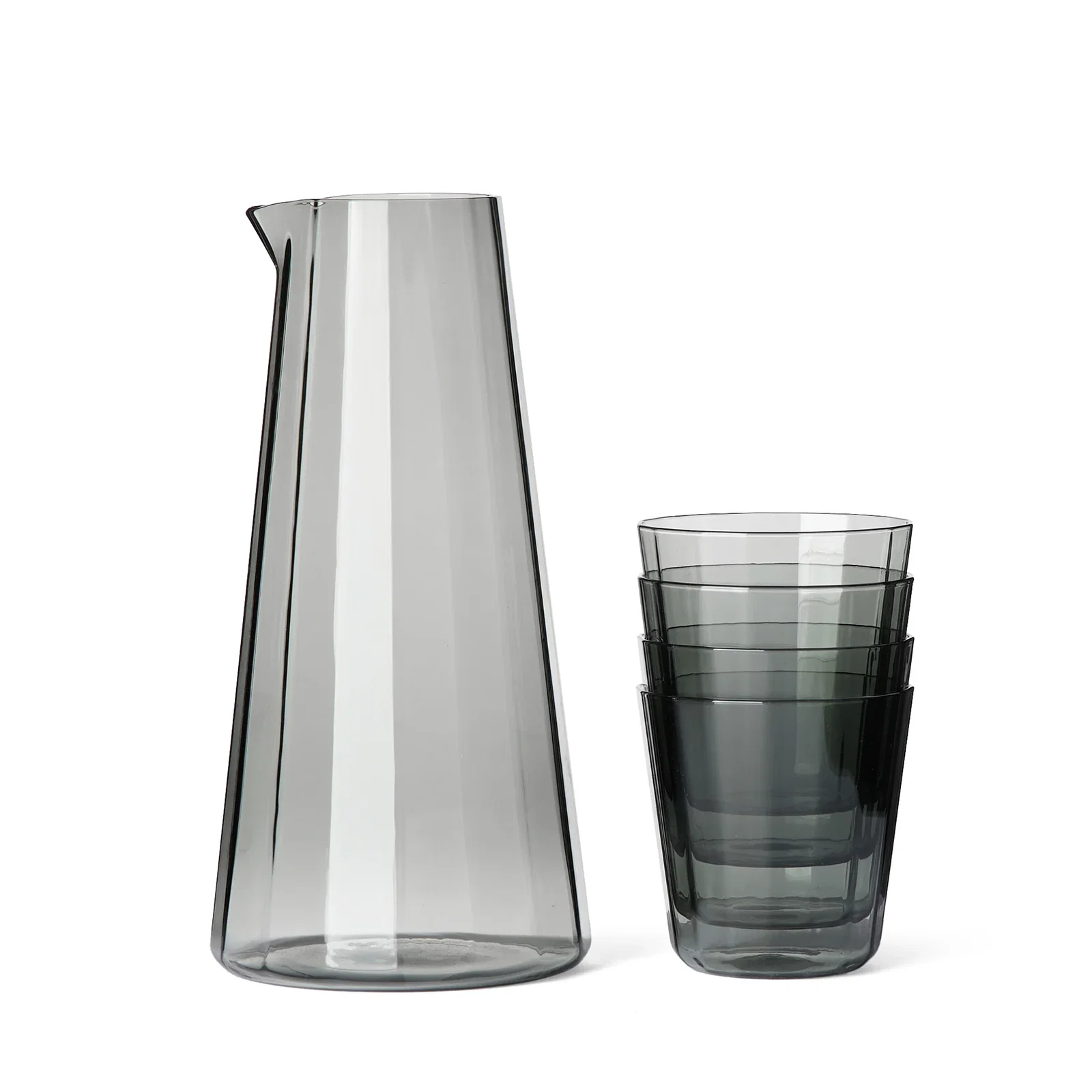 Image of Fade Carafe & 4 Tumblers Set Smoke