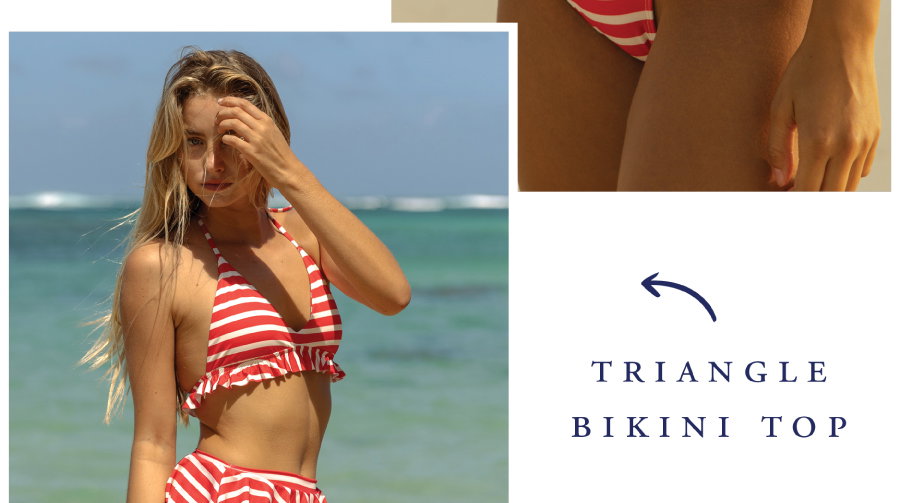 triangle bikini top