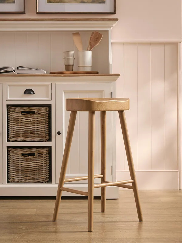 Weathered Oak Counter Stool - Natural