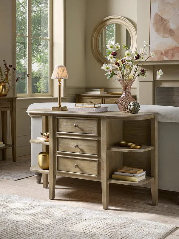 Camille Display Console - Natural