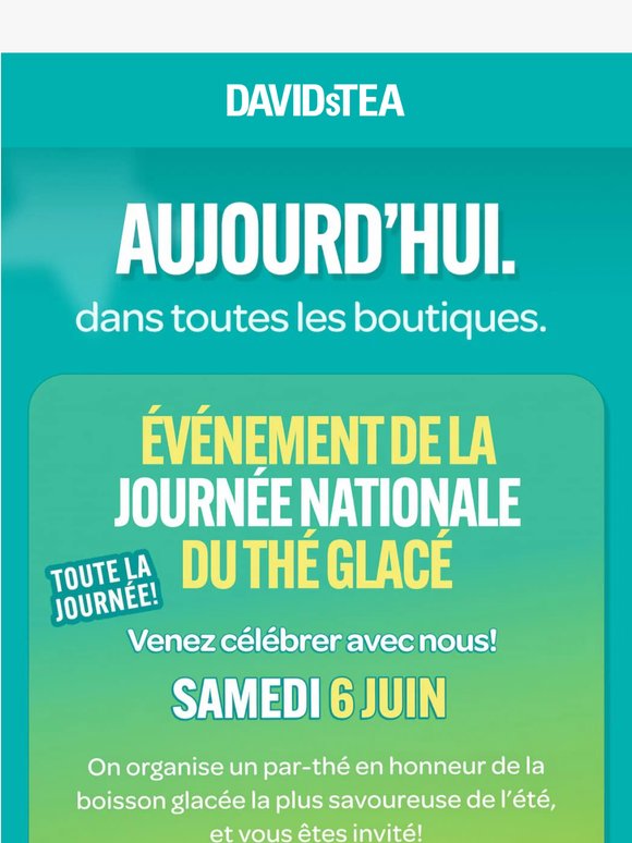 EN BOUTIQUE 🧊🍉 Journée du thé glacé