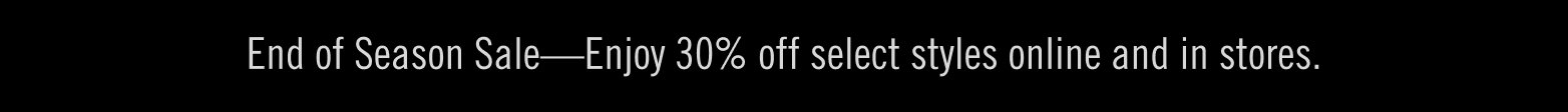 END OF SEASON SALE