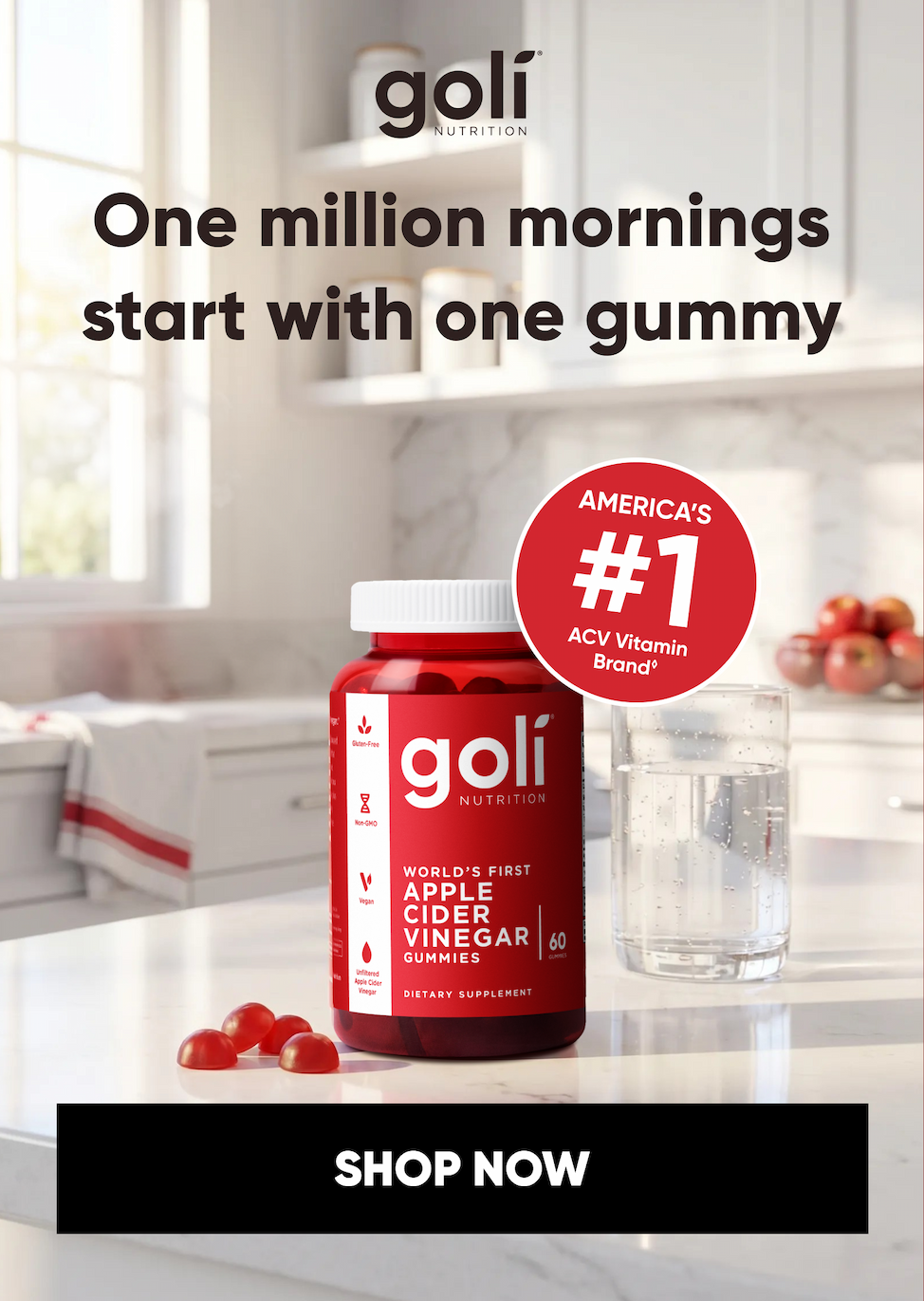 One million mornings start with one gummy