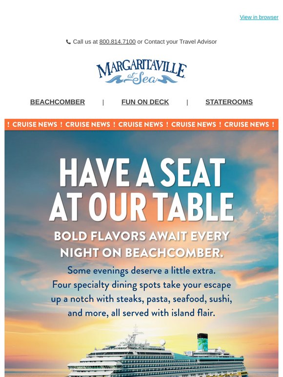 Don’t Miss These Beachcomber Dining Spots 🍽️