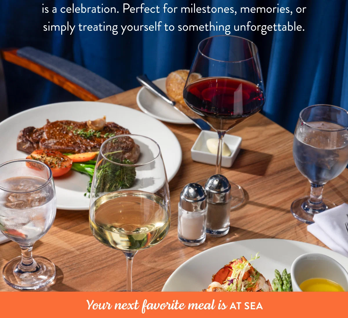 Your next favorite meal is at sea - Explore Sailings