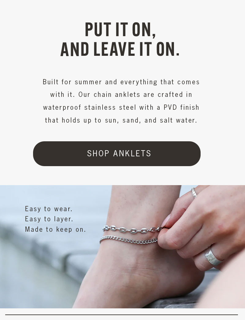 Shop Anklets