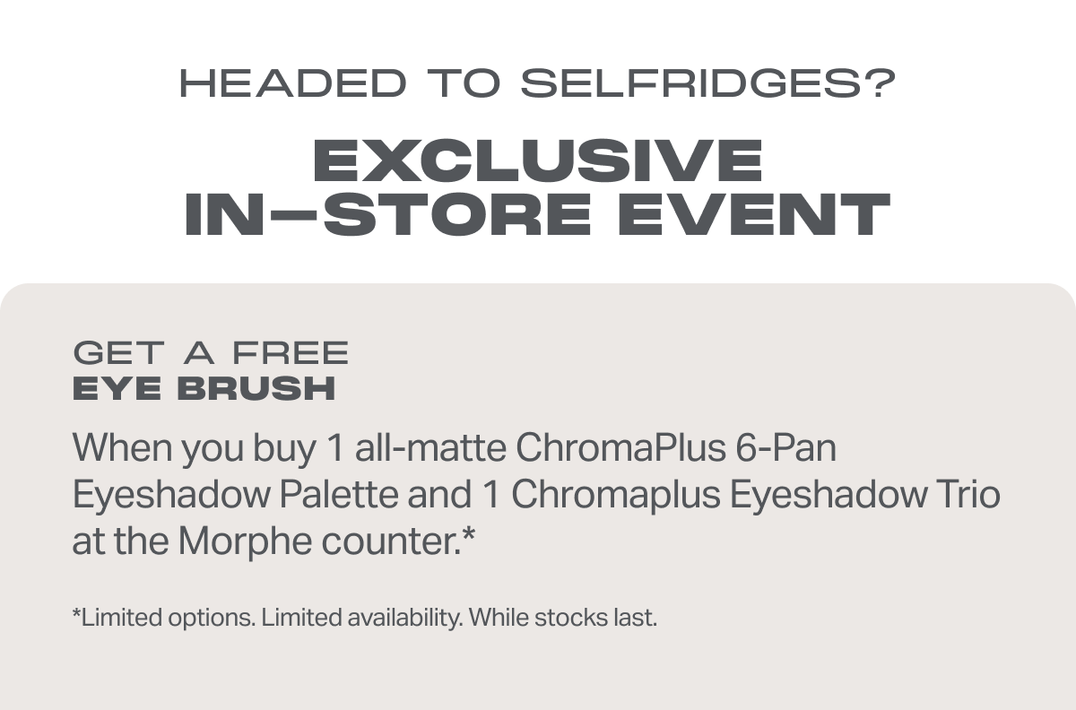 Selfridges in-store event