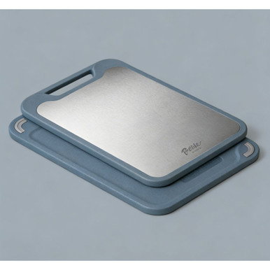 Double-Sided 304 Stainless Steel Cutting Board