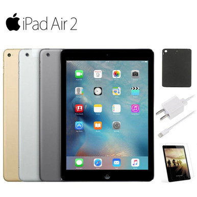  Apple® iPad Air 2, 9.7-Inch, 16GB-128GB (Wi-Fi or 4G Unlocked Bundle)