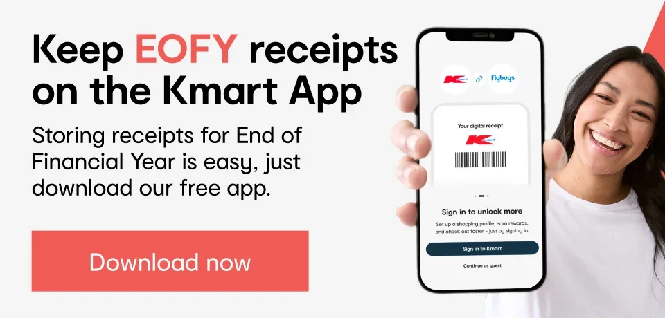 Make shopping quicker and easier with the Kmart App