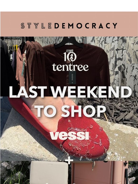 Ends Sunday: Vessi & Tentree Warehouse Sale