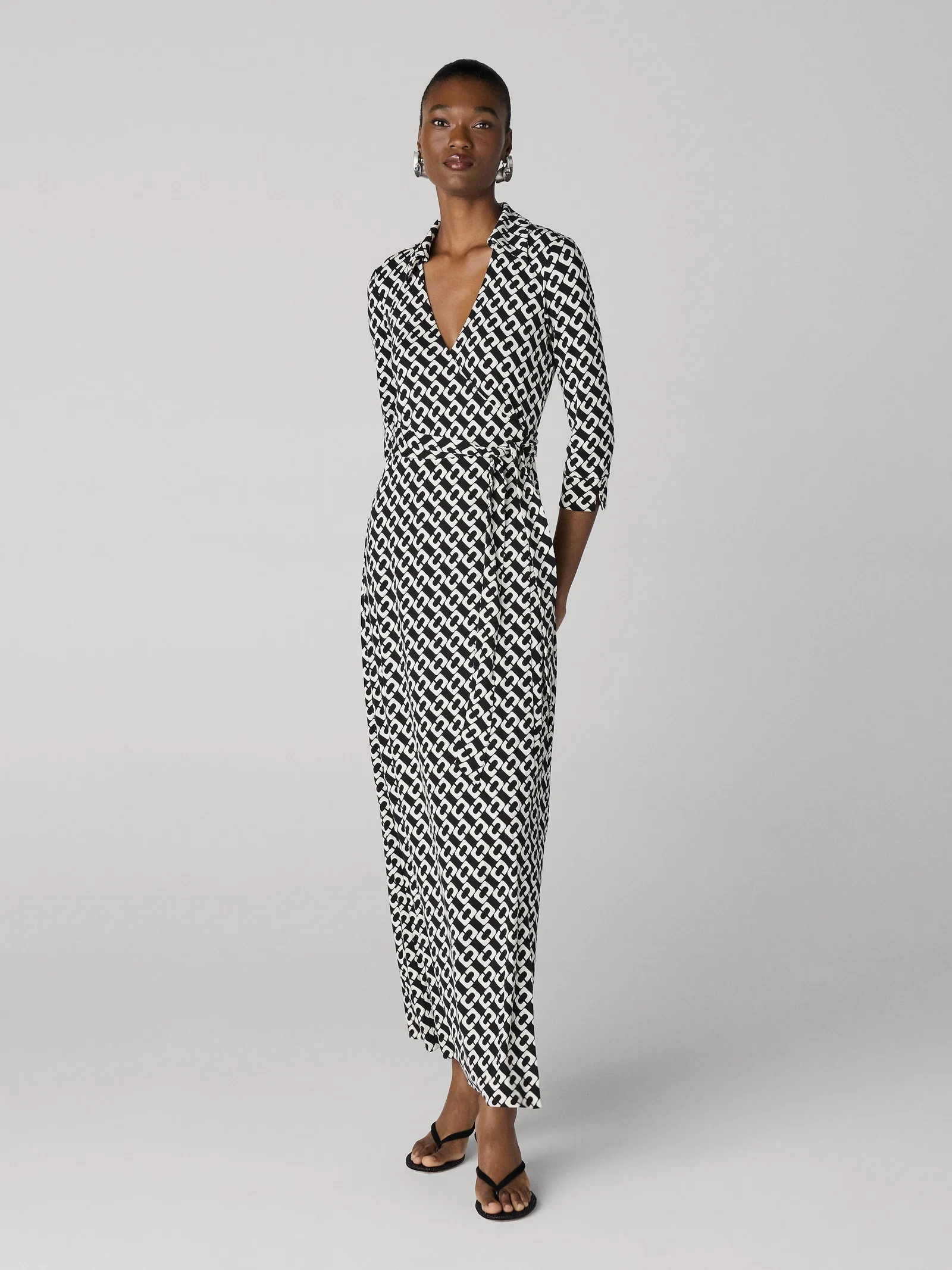 Image of New Abigail Wrap Maxi Dress