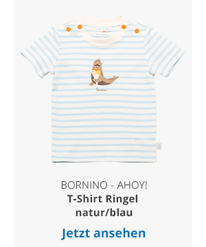 Bornino - Ahoy! T-Shirt Ringel natur/blau