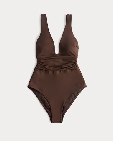 Peat Tummy Control Deep Plunge Swimsuit
