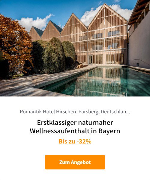Erstklassiger naturnaher Wellnessaufenthalt in Bayern