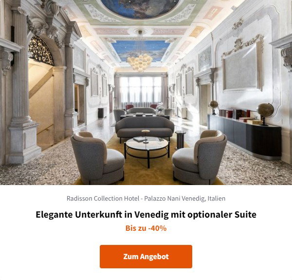 Elegante Unterkunft in Venedig mit optionaler Suite