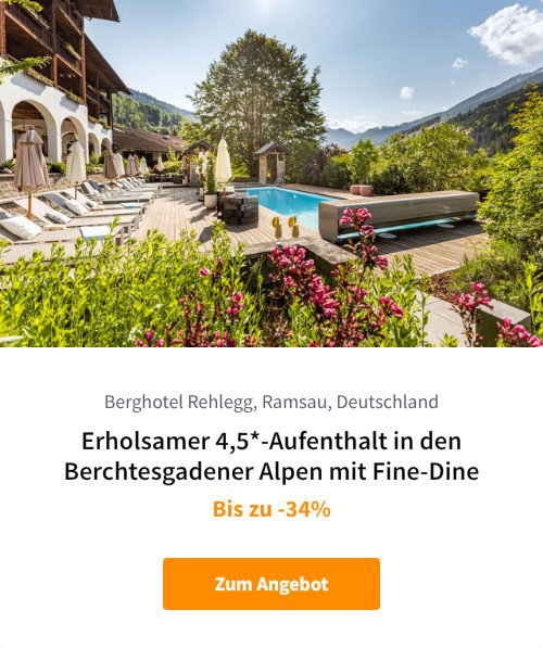 Erholsamer 4,5*-Aufenthalt in den Berchtesgadener Alpen mit Fine-Dine