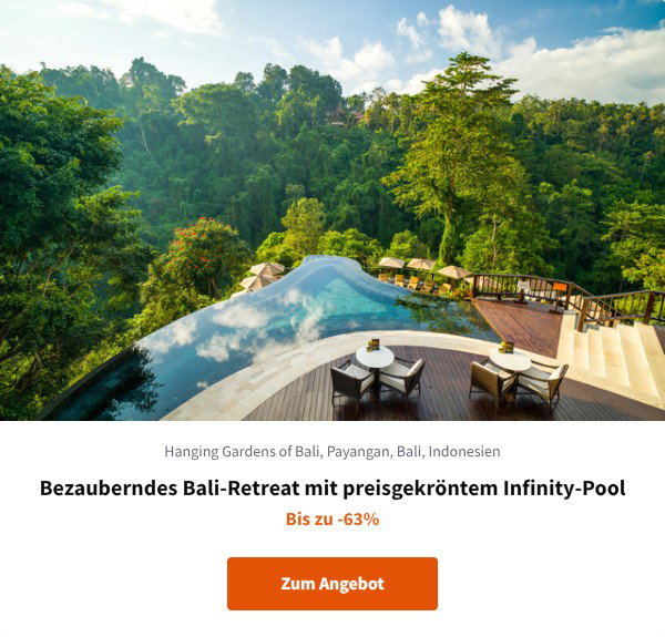 Bezauberndes Bali-Retreat mit preisgekröntem Infinity-Pool