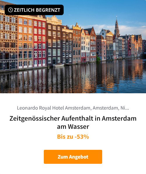 Zeitgenössischer Aufenthalt in Amsterdam am Wasser