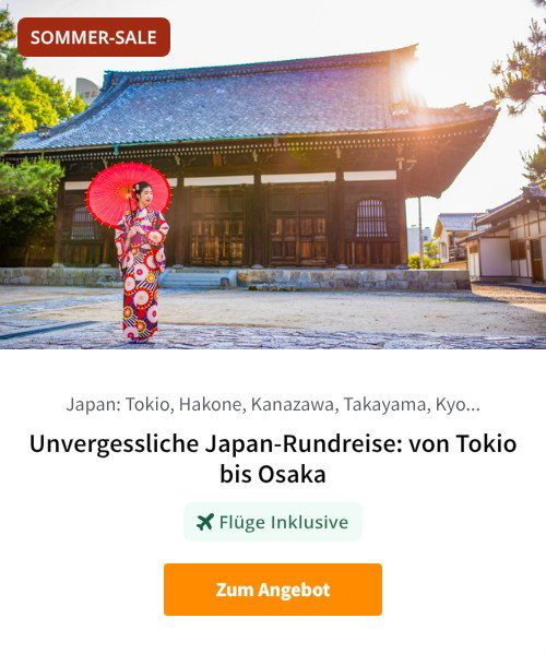 Unvergessliche Japan-Rundreise: von Tokio bis Osaka