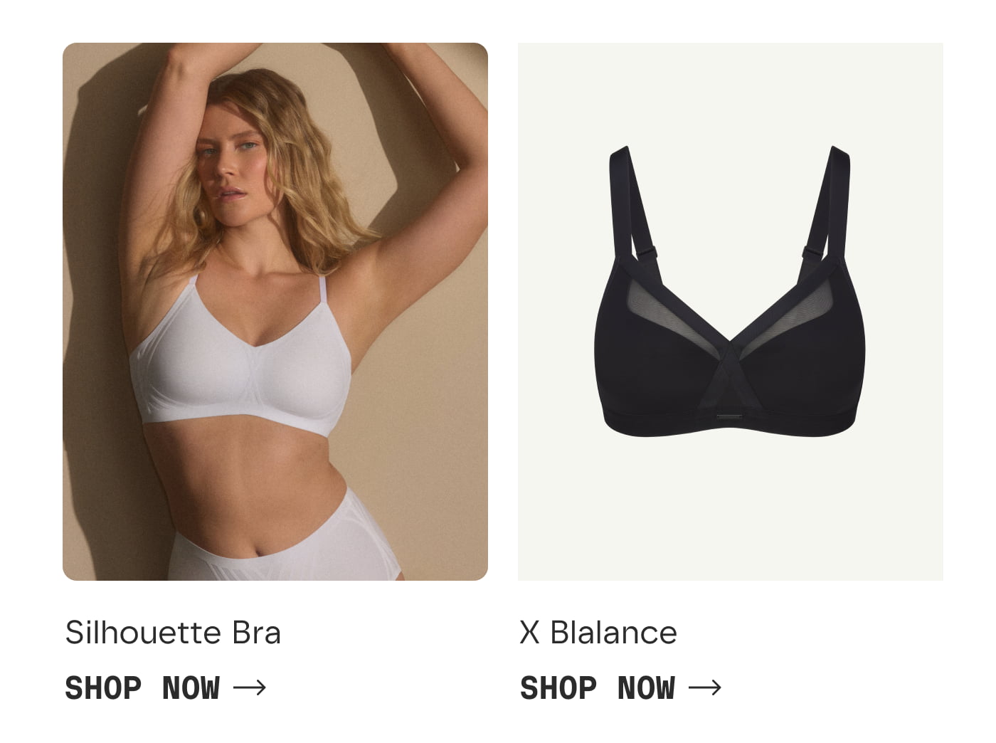 Silhouette Bra | SHOP NOW | X Blalance | SHOP NOW