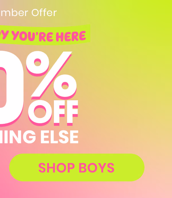 Shop Boys' Styles at 50% Off