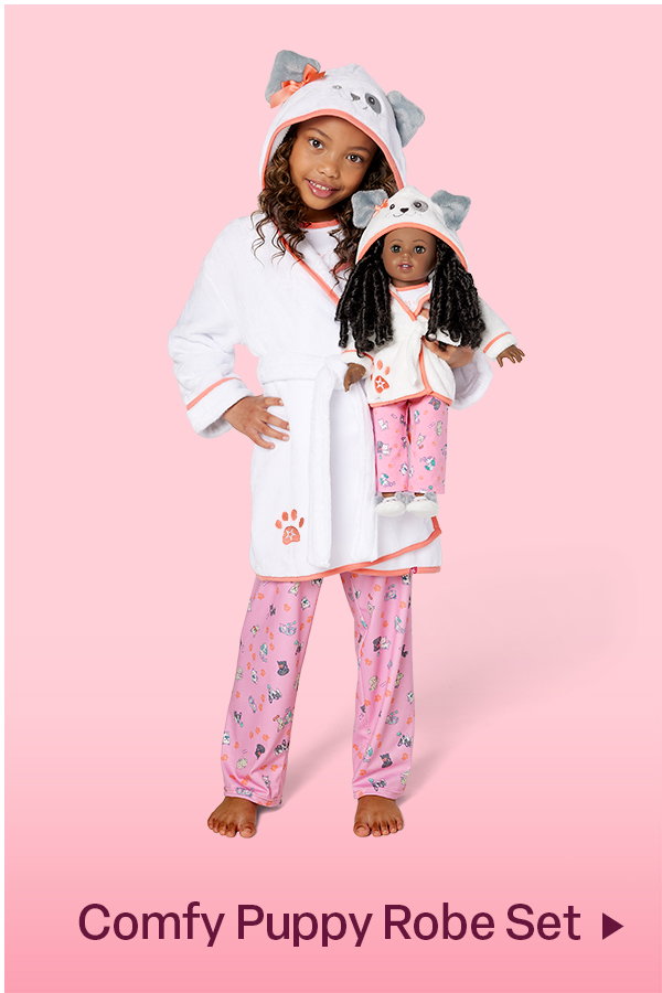 Comfy Puppy Robe Set