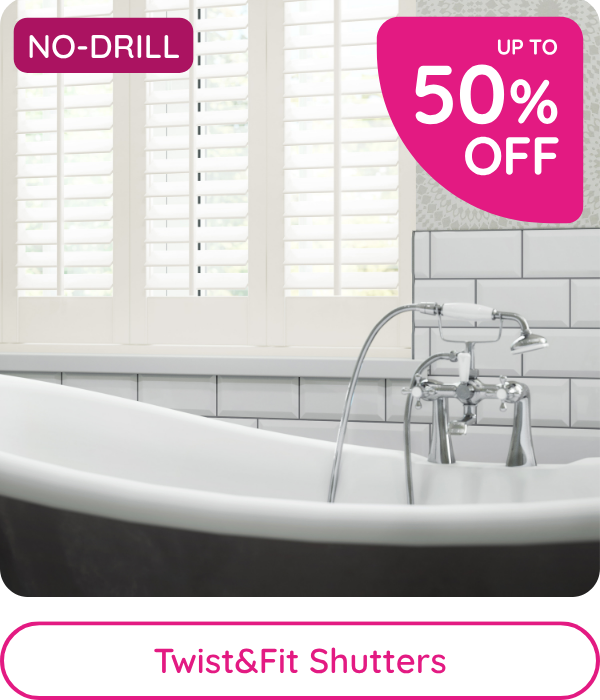 no drill shutters up to 50% off