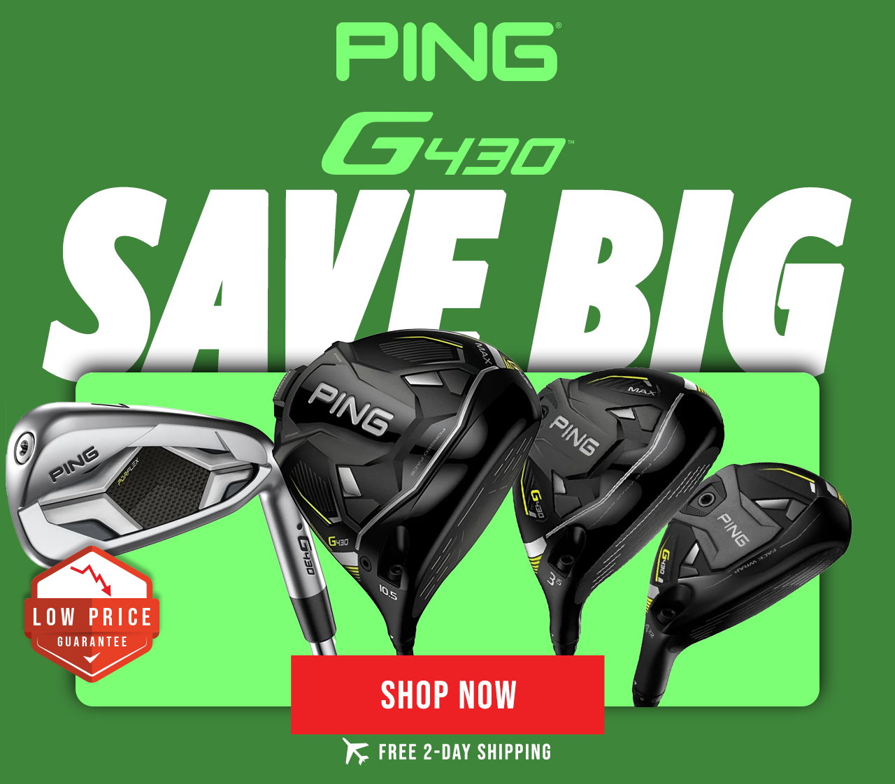 PING G430 | Save Big + Free 2-Day Shipping