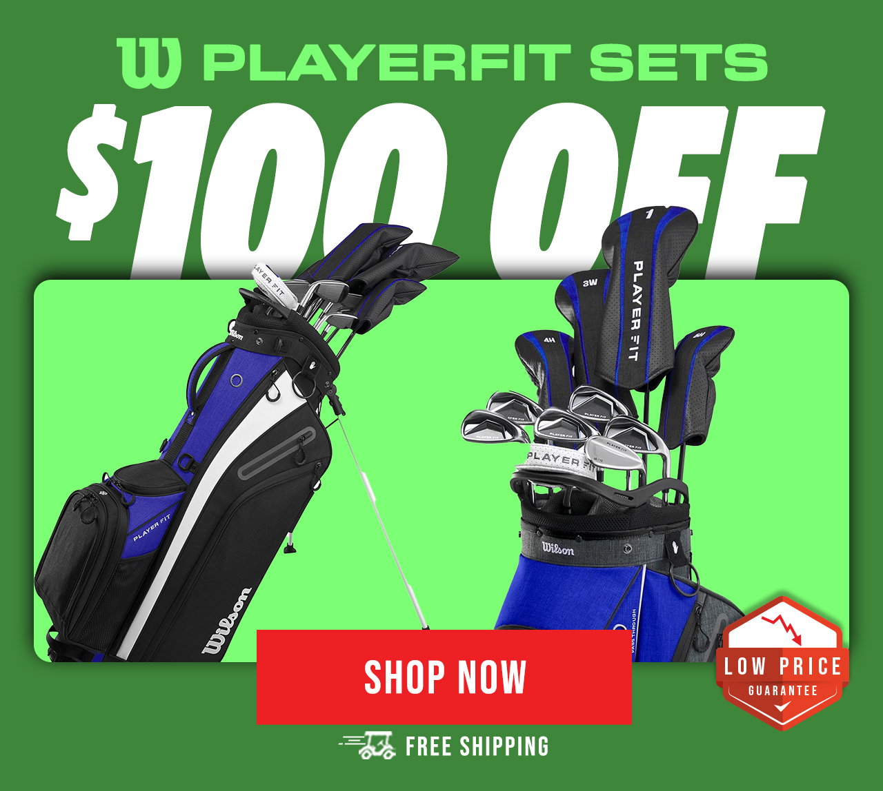Wilson Playerfit Package Sets | $100 OFF + Free Shipping
