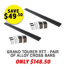 Grand Tourer RTT - Pair of Alloy Cross Bars