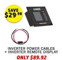 Premium Inverter Remote Display + Inverter Power Cables