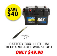 Battery Box + Rechargeable Lithium LED Worklight